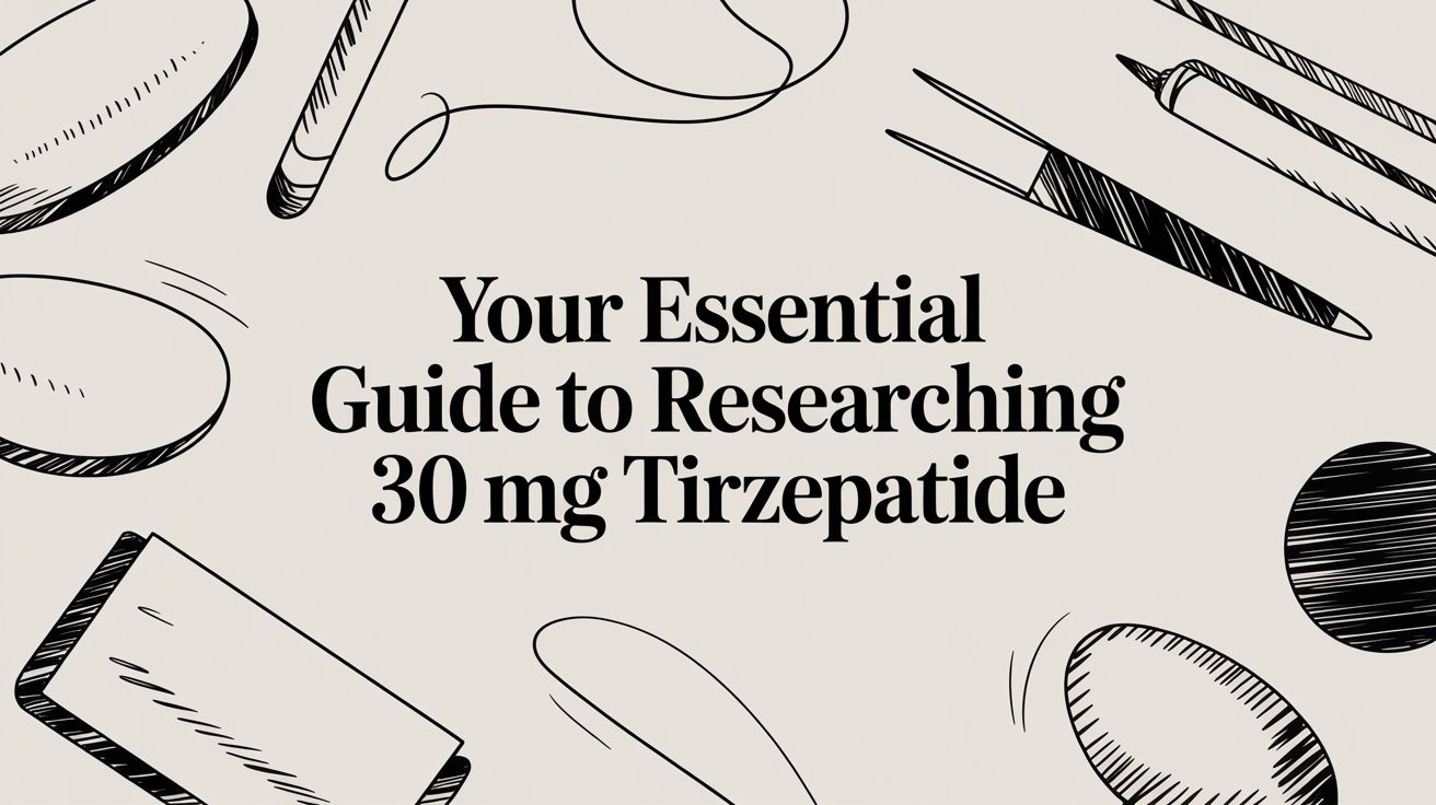 Your Essential Guide to Researching 30 mg Tirzepatide