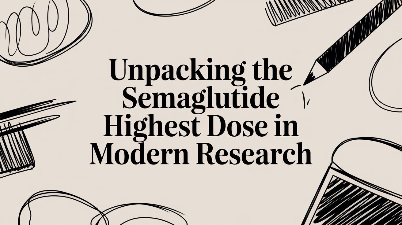 Unpacking the Semaglutide Highest Dose in Modern Research